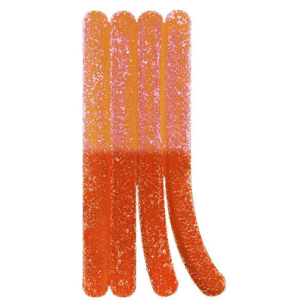 Fizzy Peach Lemonade CBG/CBN Soft Chew — Smokey's | Soft Chews | Cannabis Delivery & Pickup