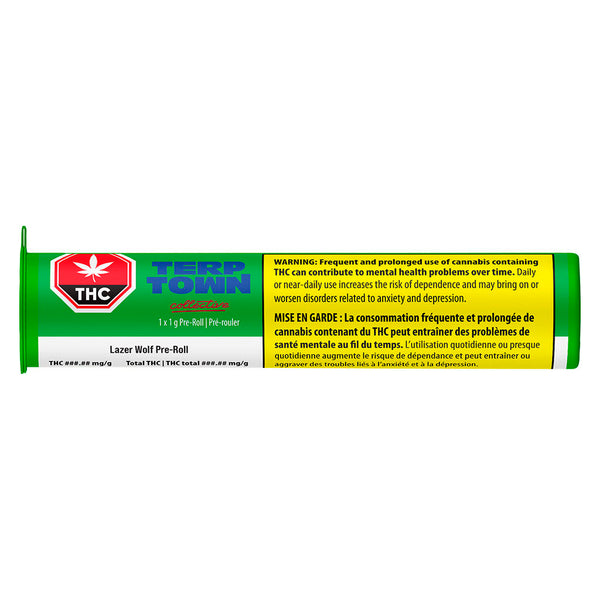 Terp Town Lazer Wolf Pre-Roll — Smokey's | Sativa PR | Cannabis Delivery & Pickup