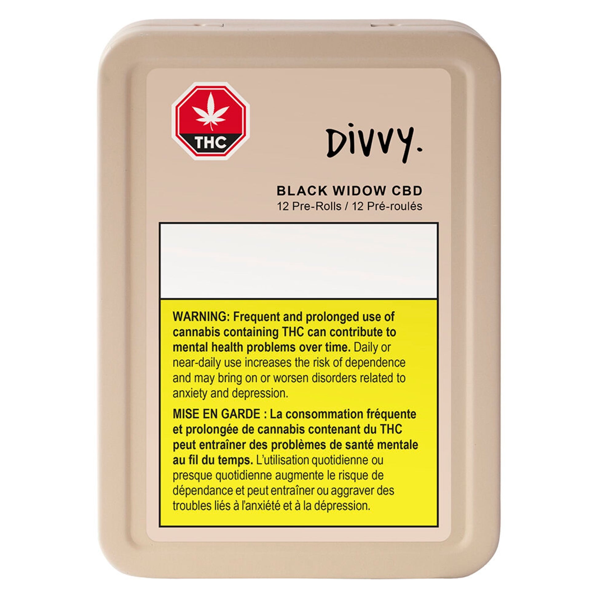 Divvy Black Widow CBD Pre-Roll | Smokey's