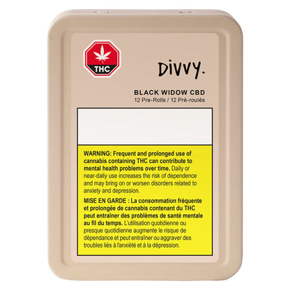 Divvy Black Widow CBD Pre-Roll | Smokey's