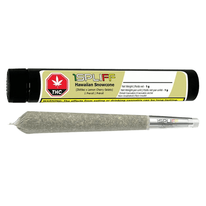 1Spliff Reserve Hawaiian Snowcone Glass Tip Pre-Roll | Smokey's