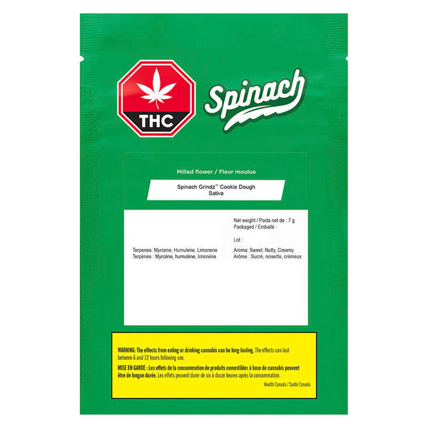 Spinach Cookie Dough Milled — Smokey's | Sativa | Cannabis Delivery & Pickup