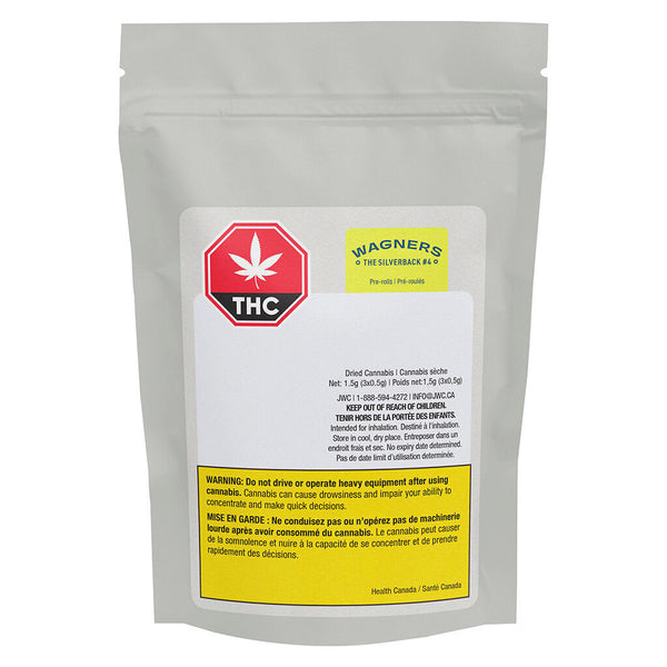 Wagners The Silverback #4 Joints Pre-Roll — Smokey's | Sativa PR | Cannabis Delivery & Pickup