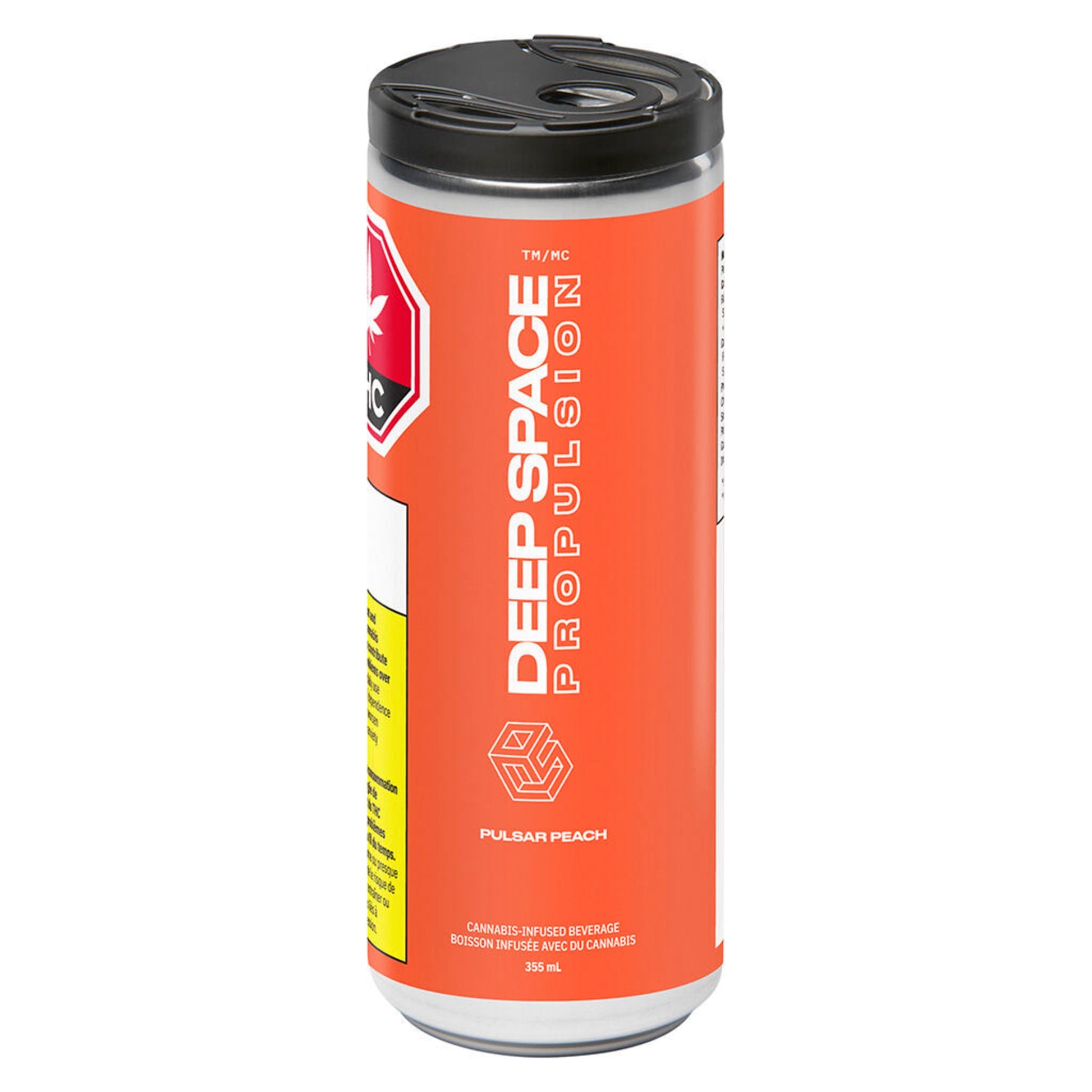 Deep Space Pulsar Peach 1:1 THC/CBG Caffeine Soda | Smokey's