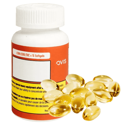 Ovis CBN:CBD:THC Softgels | Smokey's