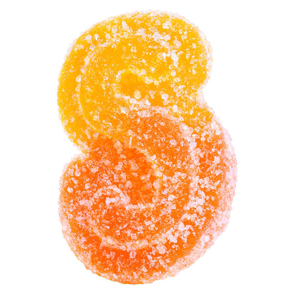Spinach SOURZ Peach Orange Soft Chew — Smokey's | Soft Chews | Cannabis Delivery & Pickup