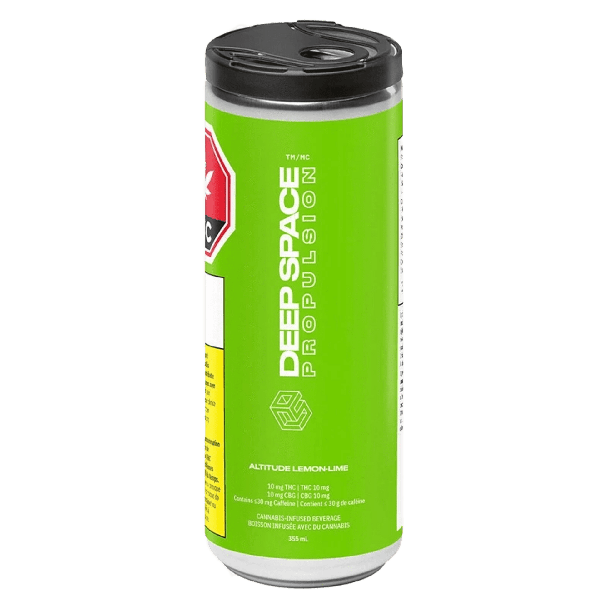 Deep Space Altitude Lemon-Lime CBG/Caffeine Soda | Smokey's