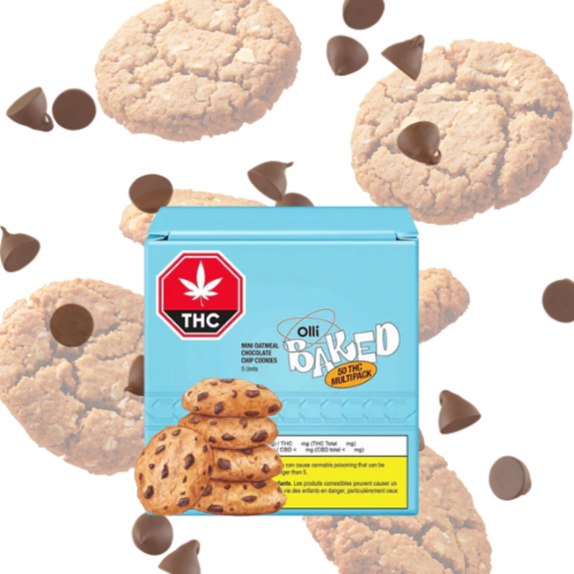 Olli Baked Mini Oatmeal Chocolate Chip Cookies | Smokey's