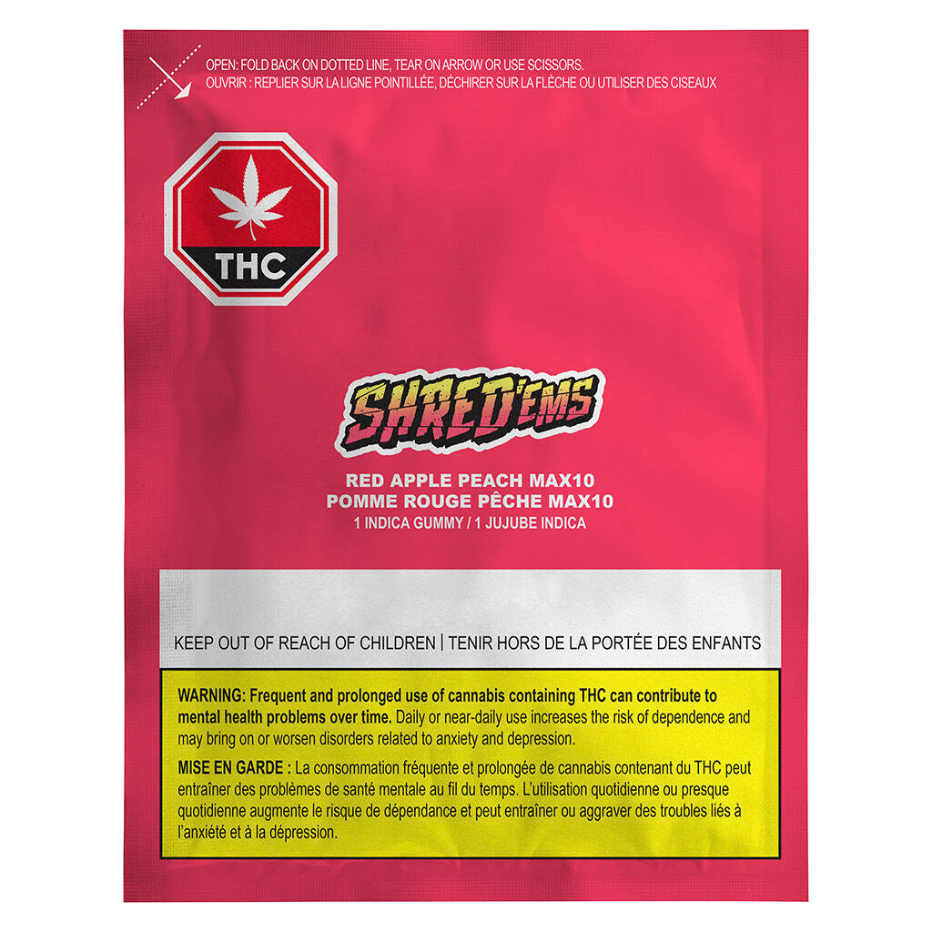 Shred'ems Red Apple Peach Soft Chew