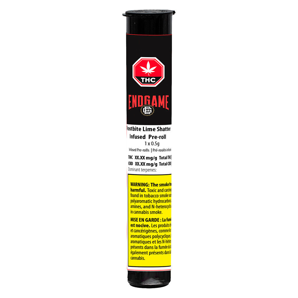 Endgame Frostbite Lime Shatter Infused Pre-Roll