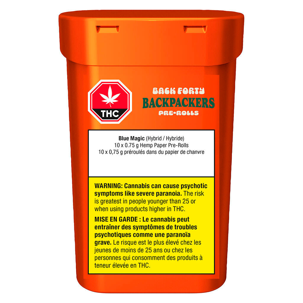 Back Forty Backpackers Blue Magic Pre-Roll