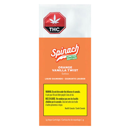 Orange Vanilla Twist Diamond Cartridge | Smokey's