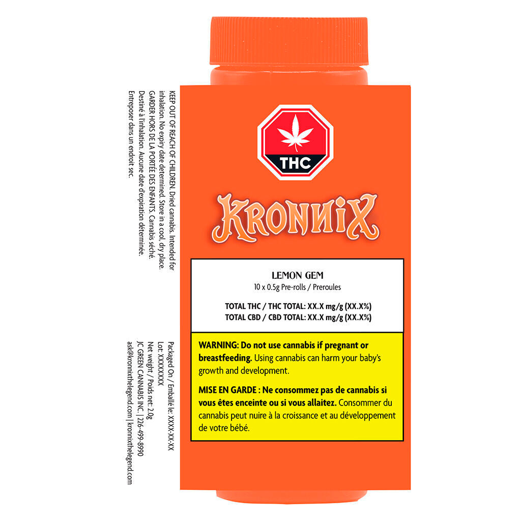 KRONNIX Lemon Gem Pre-Roll