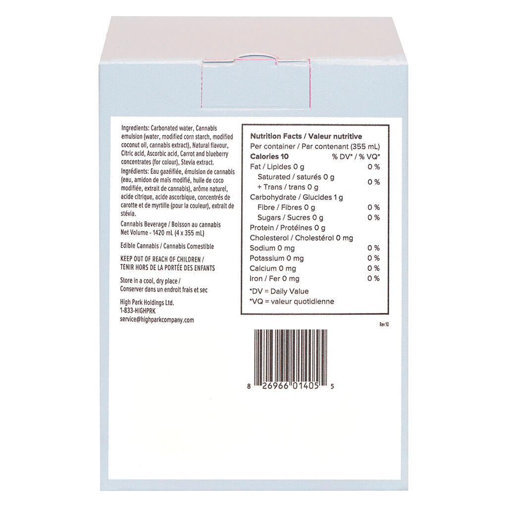 Mollo Wildberry Acai Seltzer