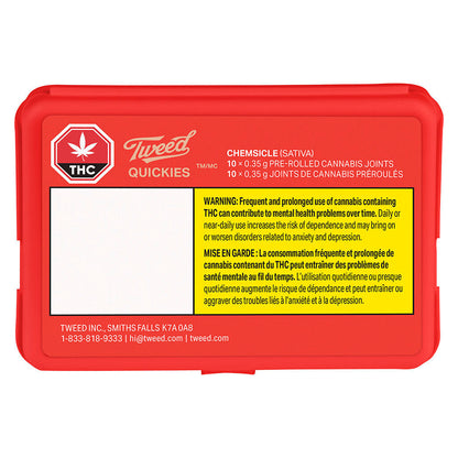 Tweed Quickies Chemsicle Pre-Roll