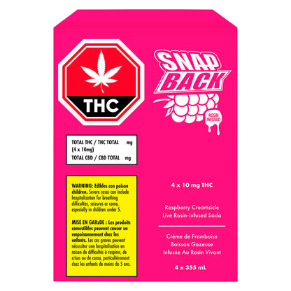 Snap Back Raspberry Creamsicle Rosin Soda