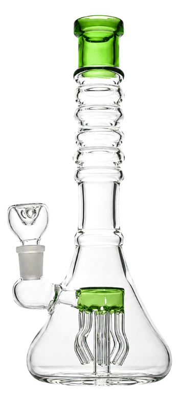 Stacked Neck Tree 10" Beaker | Smokey's