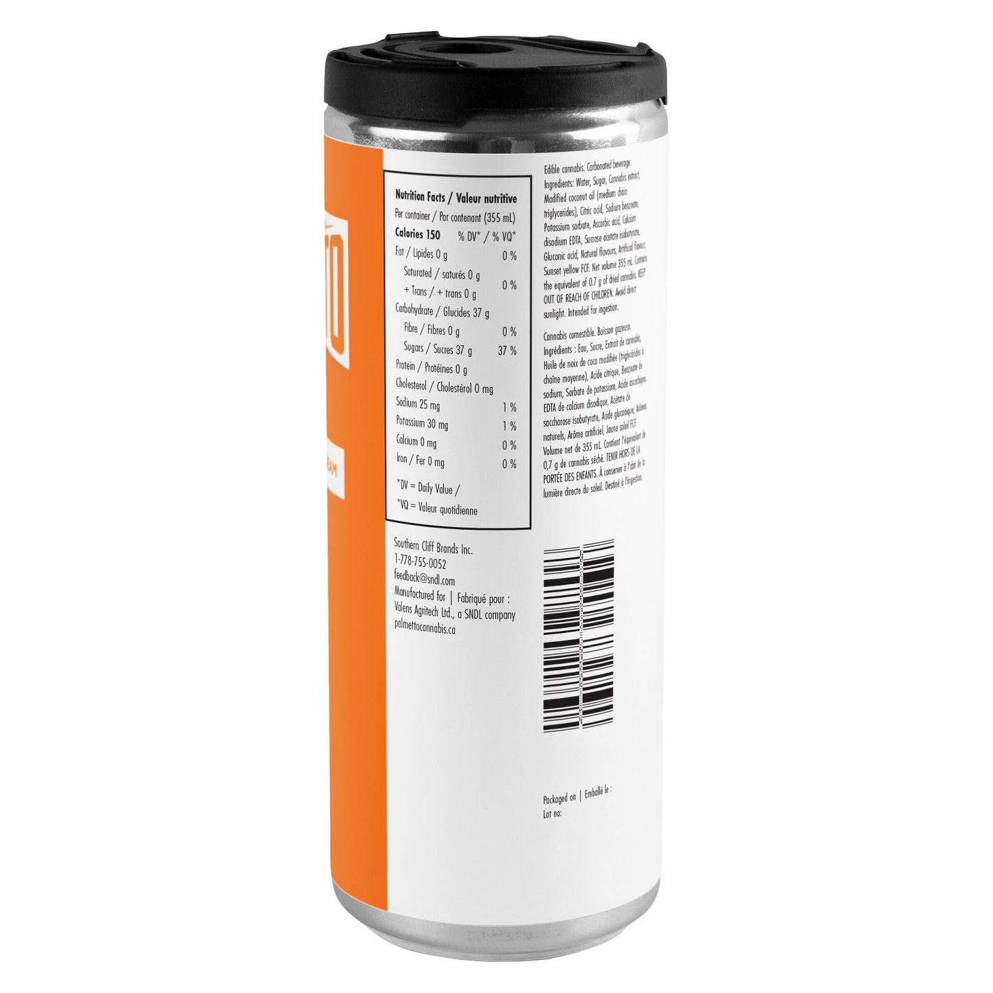 Palmetto Orange Vanilla Cream Soda