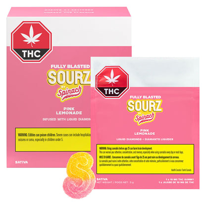 Spinach SOURZ Pink Lemonade Soft Chew