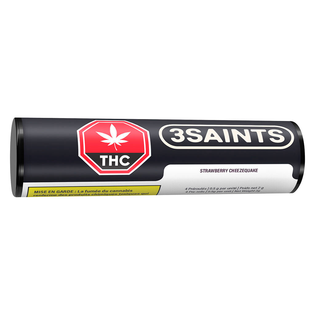 3Saints Strawberry Cheezequake Pre-Roll