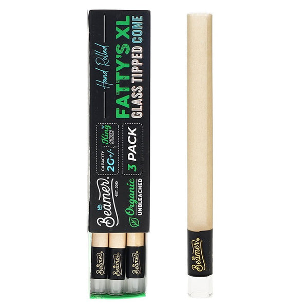 Fatty's KS XL Glass Tipped Cones — Smokey's | Rolling Papers, Cones, & Wraps | Cannabis Delivery & Pickup