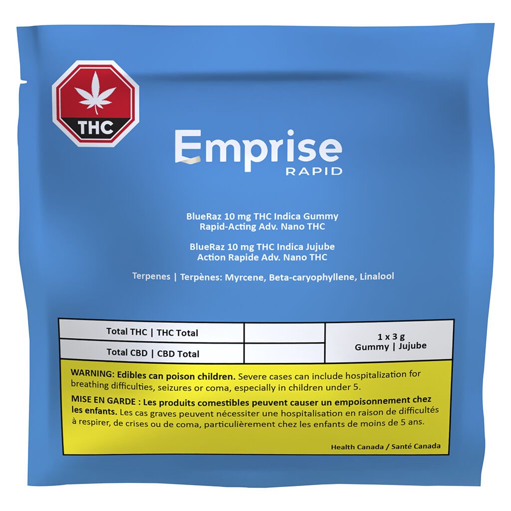 Emprise Rapid BlueRaz Soft Chew