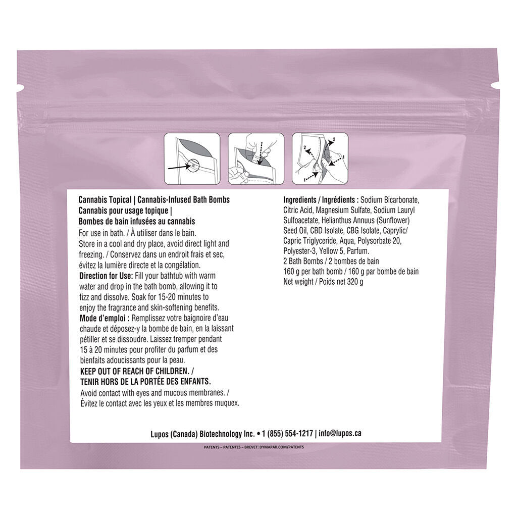 Proofly Relief CBG Bath Bomb