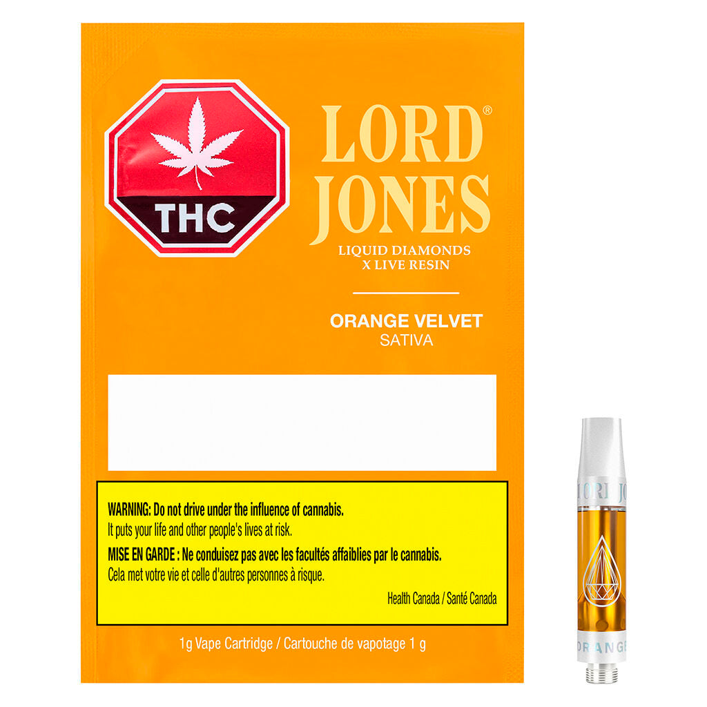 Lord Jones Orange Velvet Resin & Diamond Cartridge