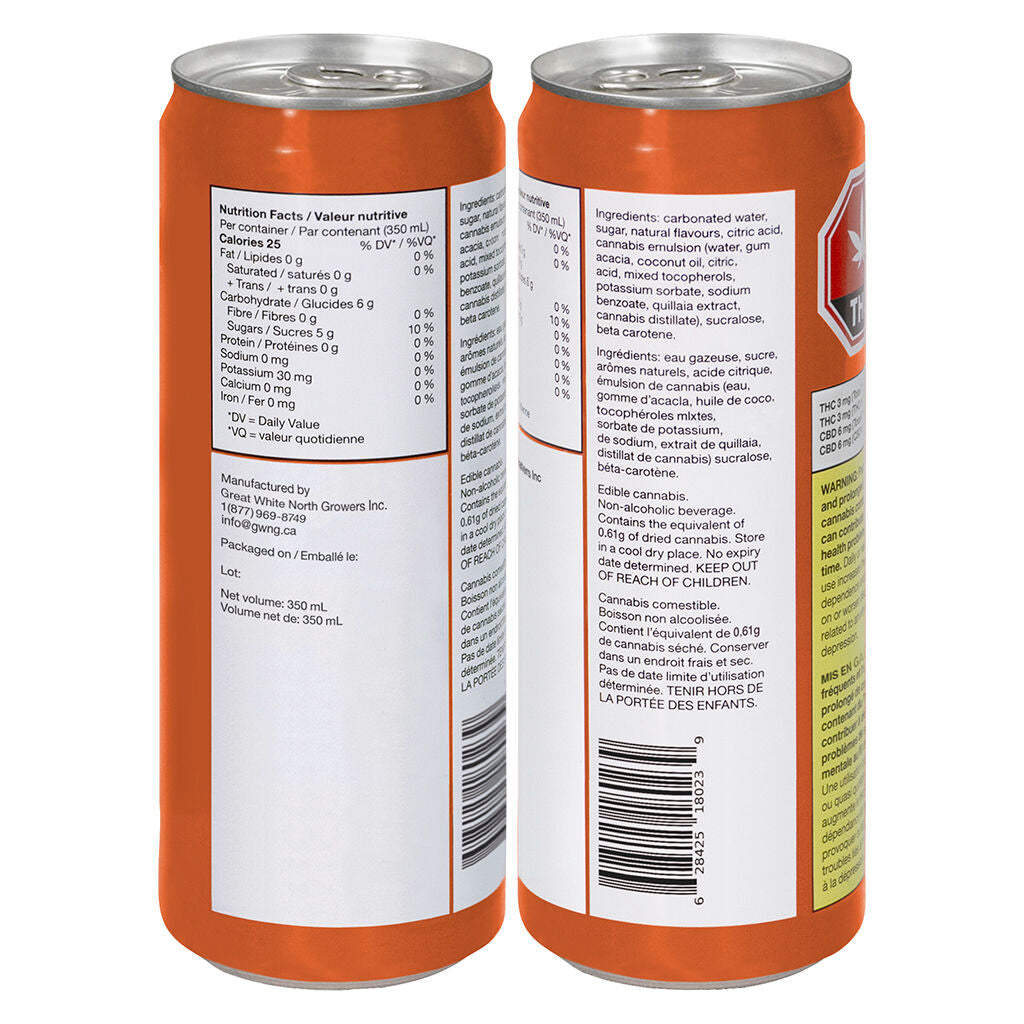 Orange Passionfruit Sparkling Soda | Smokey's
