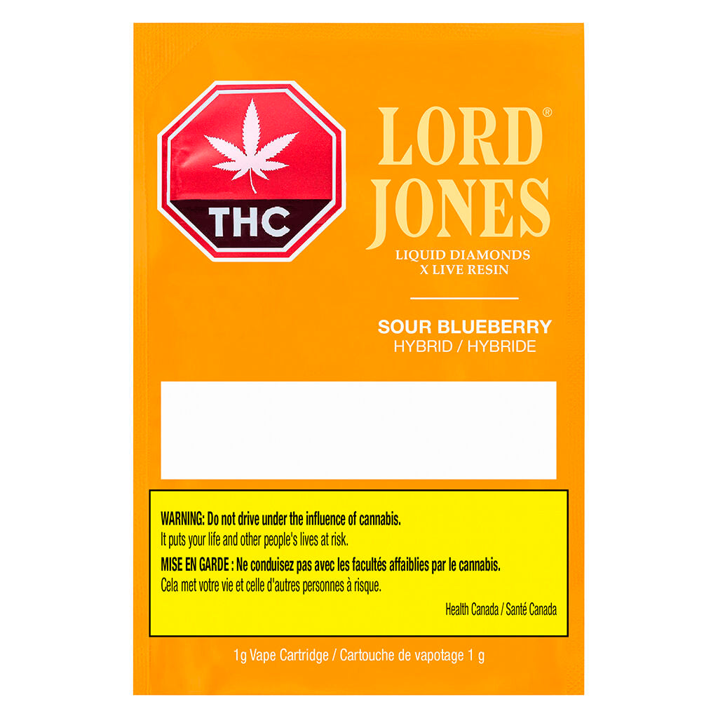 Lord Jones Sour Blueberry Resin & Diamond Cartridge