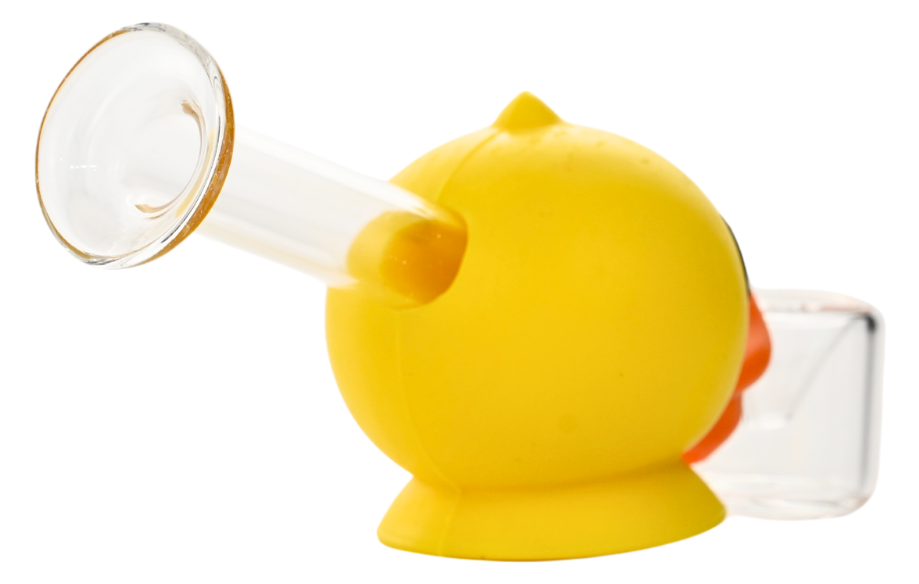 Yellow Duck Head 5" Hand Pipe | Smokey's