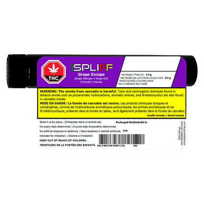 Grape Escape Pre-Roll | Smokey's