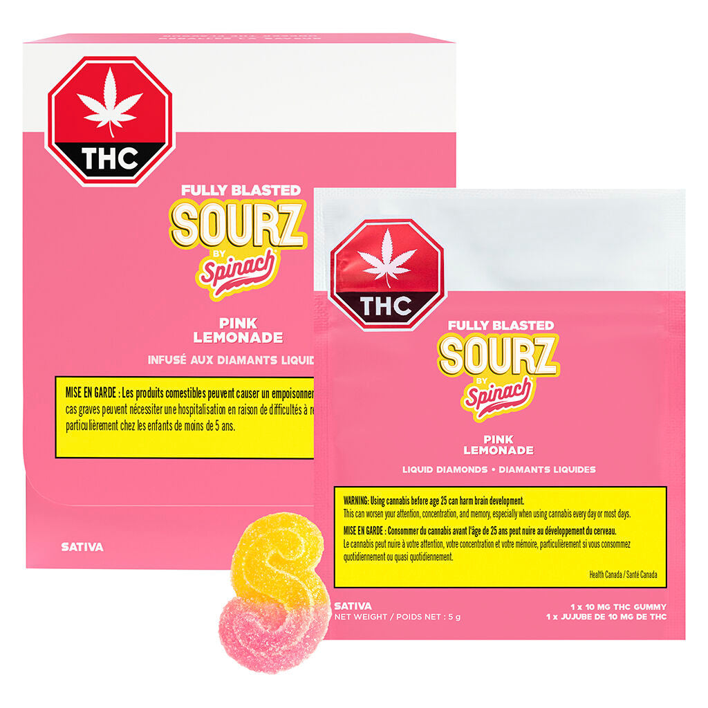 Spinach SOURZ Pink Lemonade Soft Chew