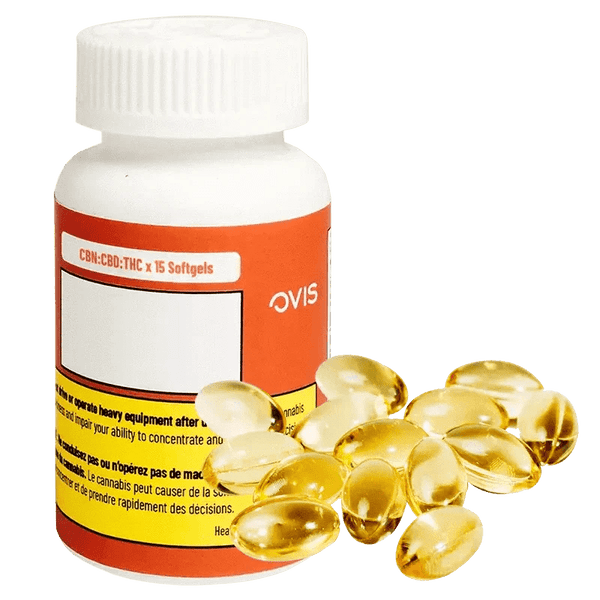 CBN:CBD:THC Softgels — Smokey's | Capsules | Cannabis Delivery & Pickup