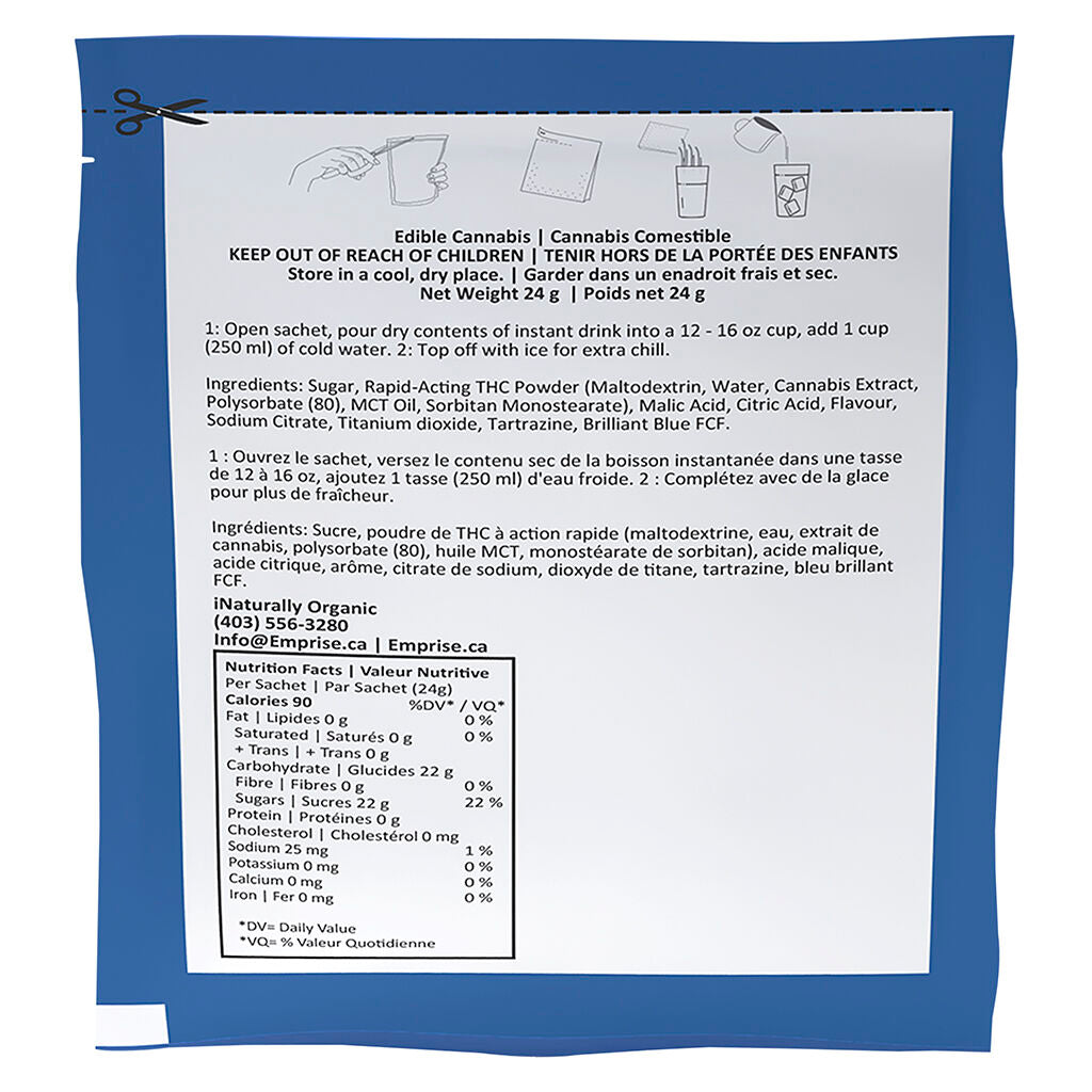 Emprise THirstC Blue Raspberry Instant Drink Powder
