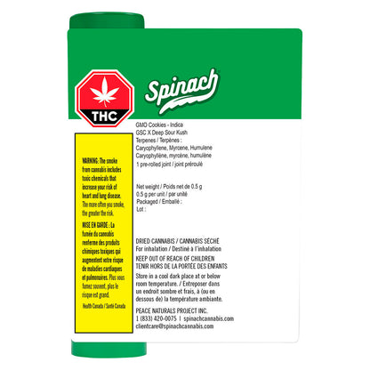 Spinach GMO Cookies Pre-Roll