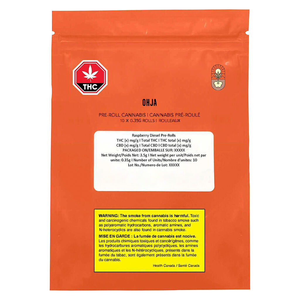 OHJA Raspberry Diesel Pre-Roll