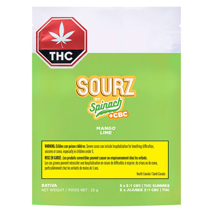 Spinach FEELZ Mango Lime CBC Soft Chew | Smokey's