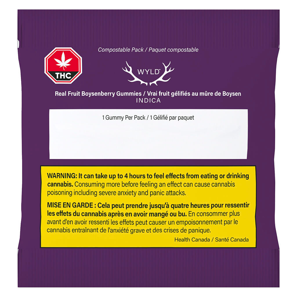 Wyld Real Fruit Boysenberry CBN Soft Chew