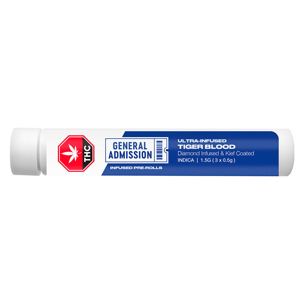 General Admission Tiger Blood Diamond Infused Pre-Roll