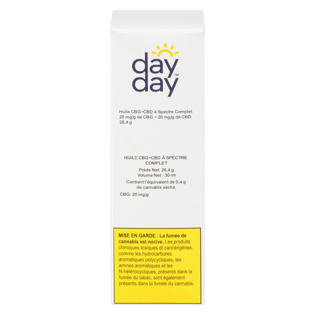 DayDay Full Spectrum CBG:CBD Oil
