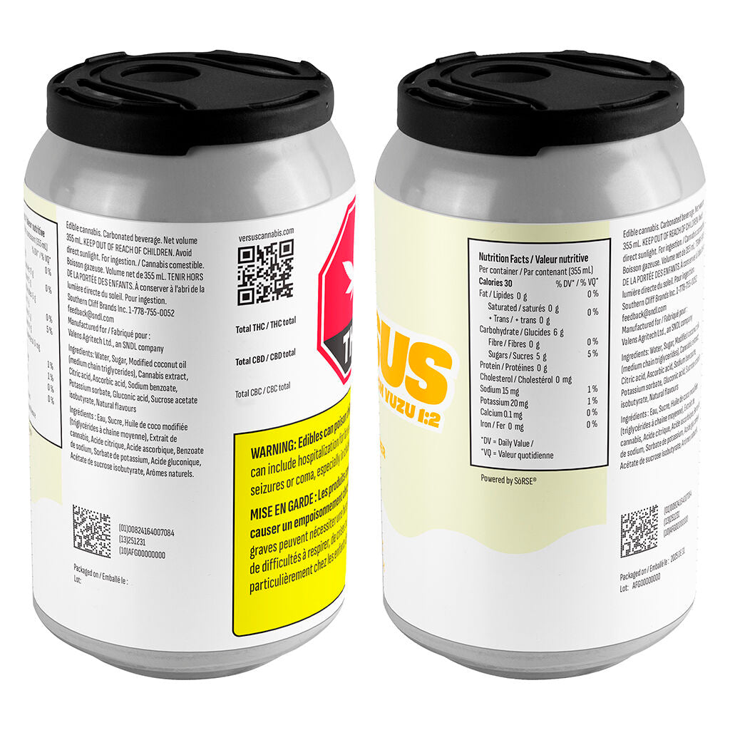 Peach Yuzu CBC Rapid Seltzer | Smokey's