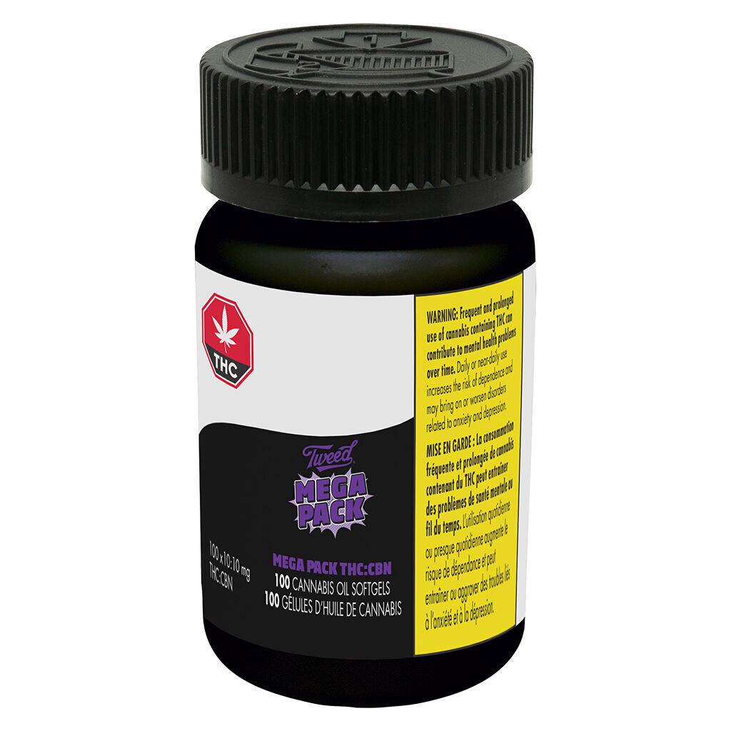 Mega Pack THC:CBN Softgels | Smokey's