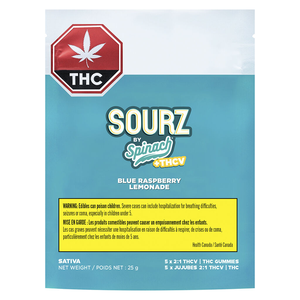 Spinach FEELZ Blue Rasp Lemonade THCV Soft Chew