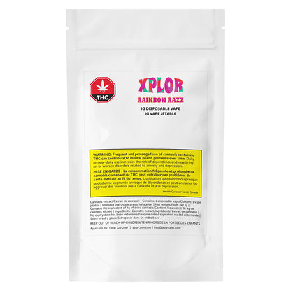 XPLOR Rainbow Razz Disposable