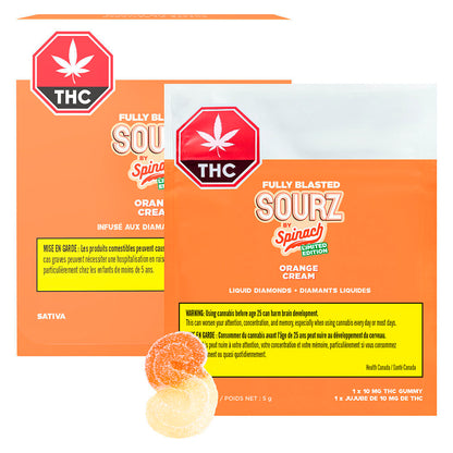 Spinach SOURZ Blasted Orange Cream Soft Chew