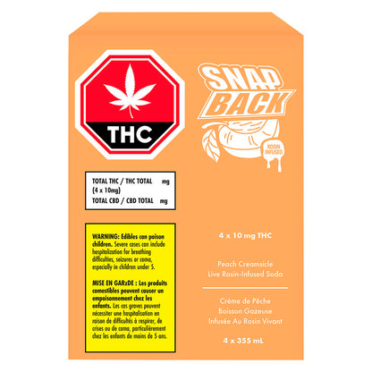 Peach Creamsicle Rosin Soda | Smokey's