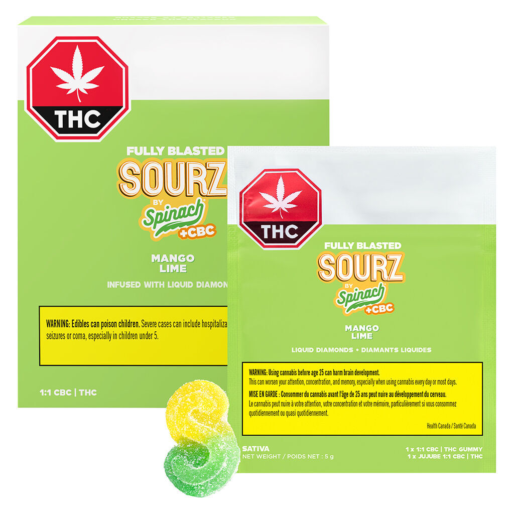 Spinach FEELZ Mango Lime CBC Soft Chew