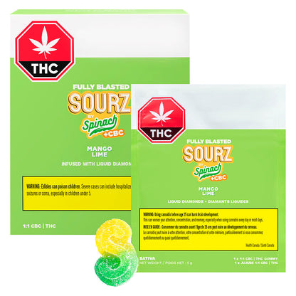 Spinach FEELZ Mango Lime CBC Soft Chew
