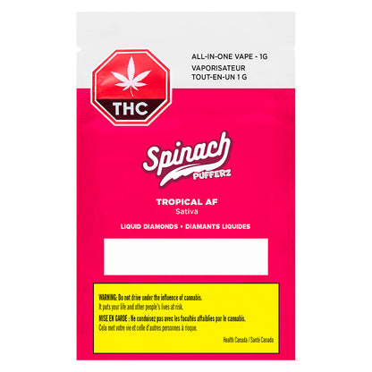 Spinach Tropical AF Liquid Diamond Disposable